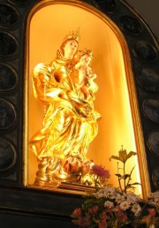 Vue de la statue de la Vierge (un chef-d'oeuvre). Cliché personnel
