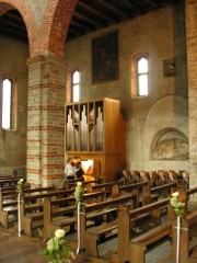 Vue de l'orgue dans le bas-côté Nord. Cliché personnel