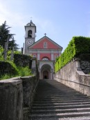 Eglise paroissaile de Maggia. Cliché personnel (fin mai 2008)