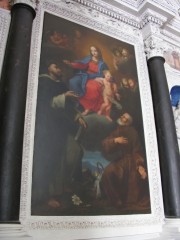 Autre vue de la toile du 17ème s. (oeuvre probable d'Isidoro Bianchi da Campione). Cliché personnel