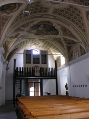 Vue de la nef en direction de l'orgue Mascioni. Cliché personnel