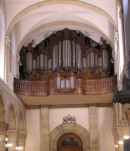 Le grand orgue Rinckenbach (1924) de N.-Dame à Altkirch. Cliché personnel (juin 2008)