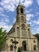 Vue de l'église N.-Dame, Altkirch. Cliché personnel (juin 2008)