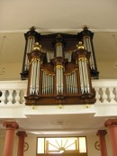 L'orgue Christian Guerrier (1983), dans un buffet Callinet. A Hirsingue. Cliché personnel