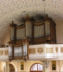 Orgue Frédéric Haerpfer (1929) de Seppois-le-Haut. Cliché personnel (juin 2008)