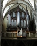 Orgue Cavaillé-Coll de l'église catholique St-Etienne à Mulhouse. Cliché personnel (juin 2008)