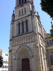 Vue de l'église St-Etienne. Cliché personnel (juin 2008)