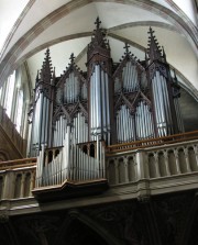 Une vue rapprochée de l'orgue. Cliché personnel