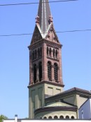 Vue de la Marienkirche de Bâle. Cliché personnel (juillet 2008)